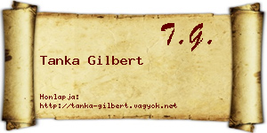 Tanka Gilbert névjegykártya